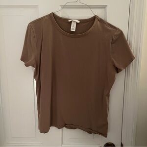 H&M Tan Short Sleeve T-Shirt